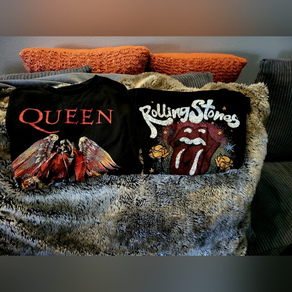 Womans Band Tshirts~Rolling Stones & Queen